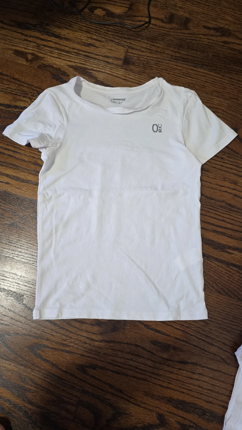 White T-shirts (4-pack) size 8Y - photo 3