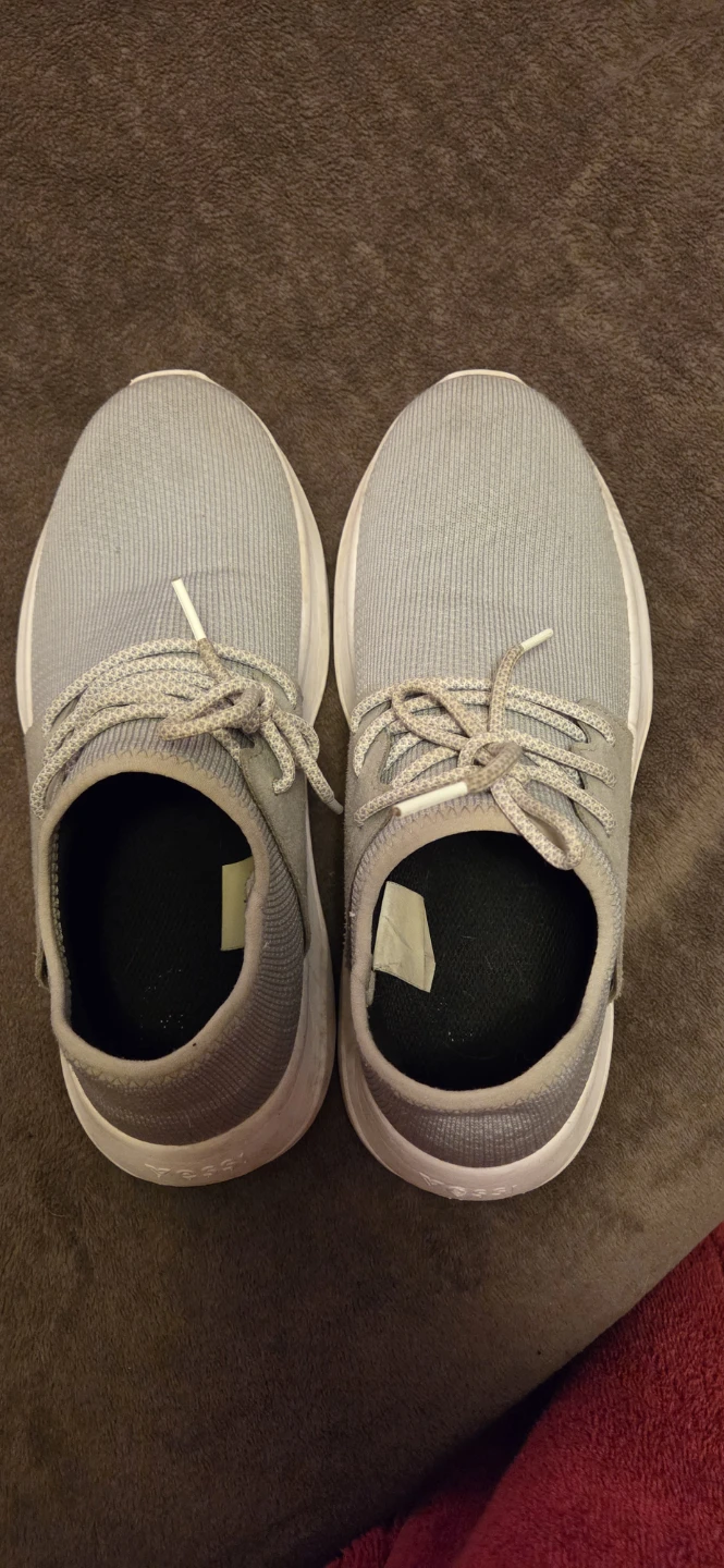 Vessi Grey Knit Running Shoes - photo 2