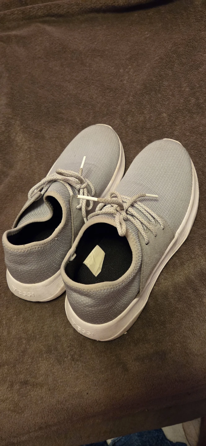 Vessi Grey Knit Running Shoes - photo 3