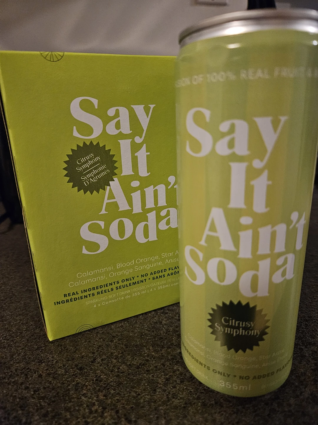 Say It Ain't Soda - Citrus Symphony (4 x 355ml)