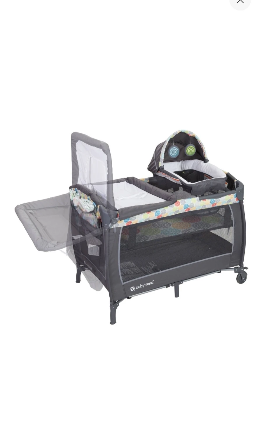 Baby Trend Nursery Center - Funfetti Bassinet, Changing Table - photo 2