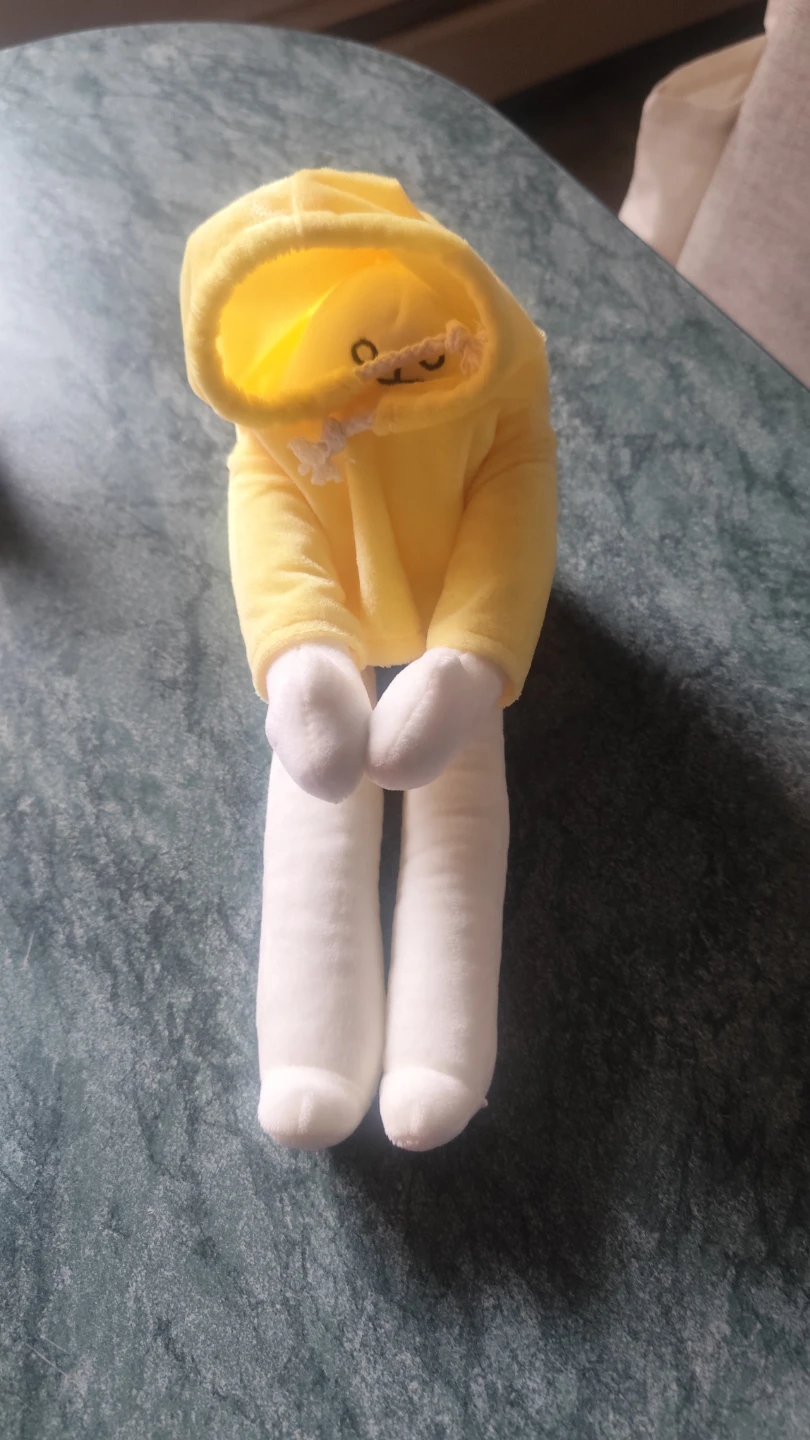 Yellow Hoodie Plush Toy