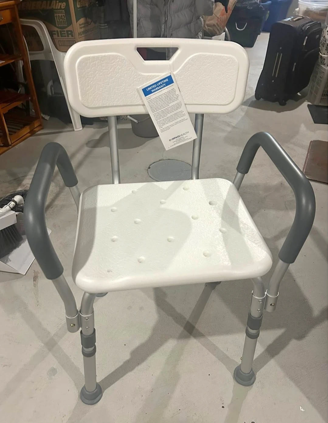 ProBasics Shower Chair with Padded Arms