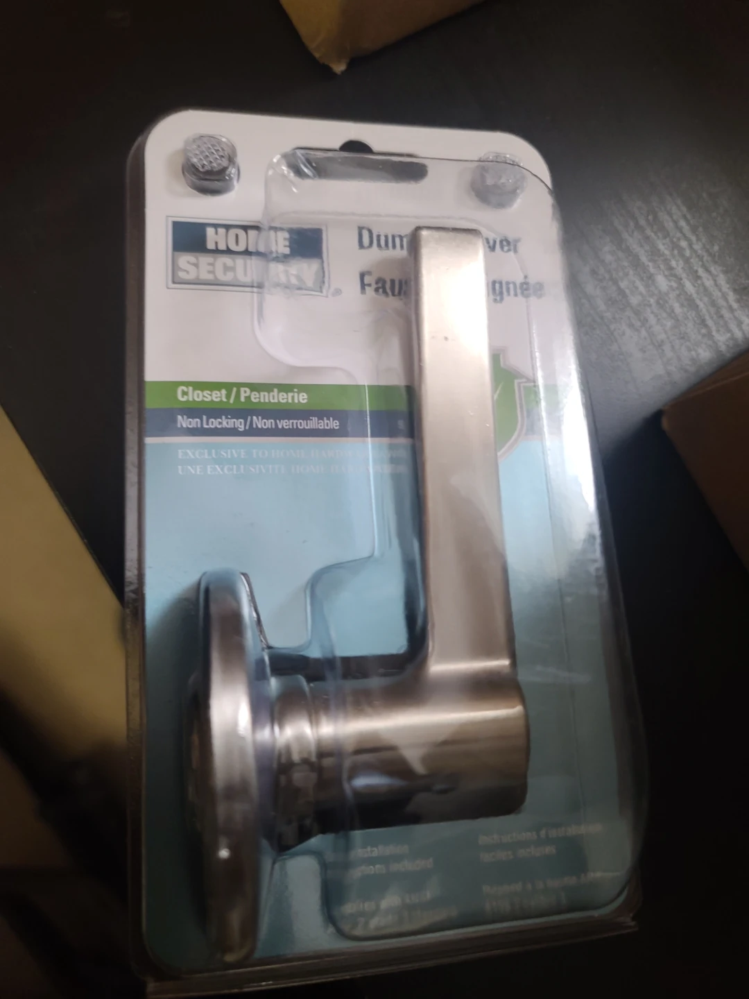 Home Security Dummy Lever Door Knob - photo 2