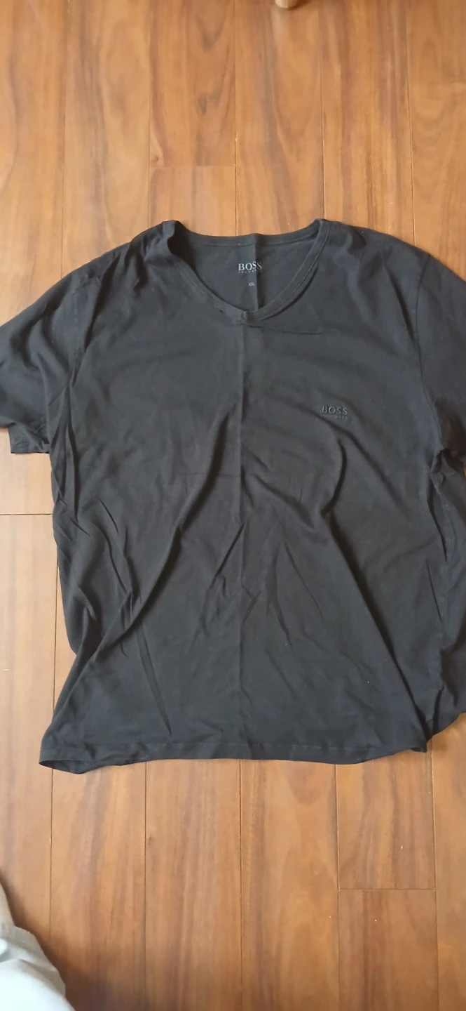 BOSS Hugo Boss V-Neck T-Shirt XXL Black