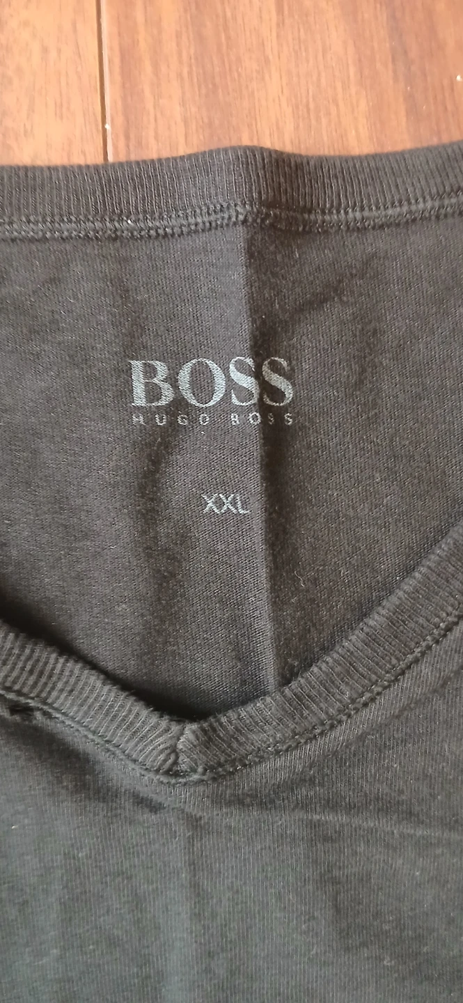 BOSS Hugo Boss V-Neck T-Shirt XXL Black - photo 2