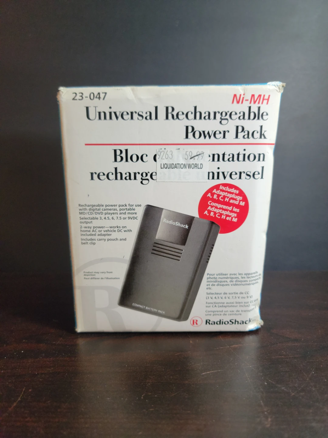 RadioShack Ni-MH Universal Rechargeable Power Pack