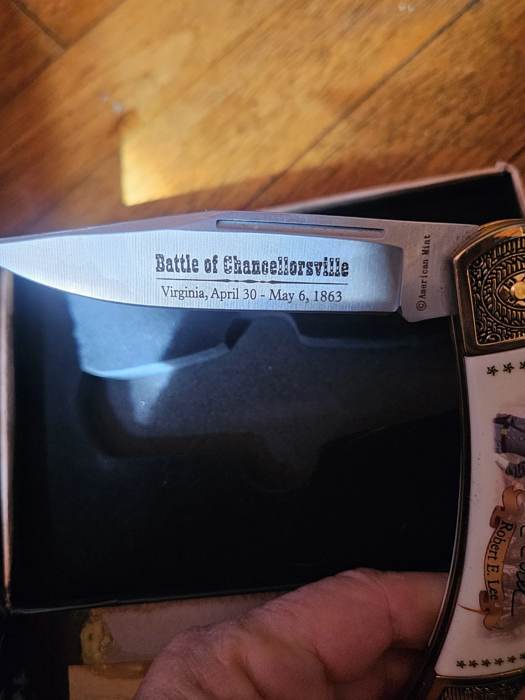 American Civil War Battle  Pocket Knife - Robert E. Lee - photo 4