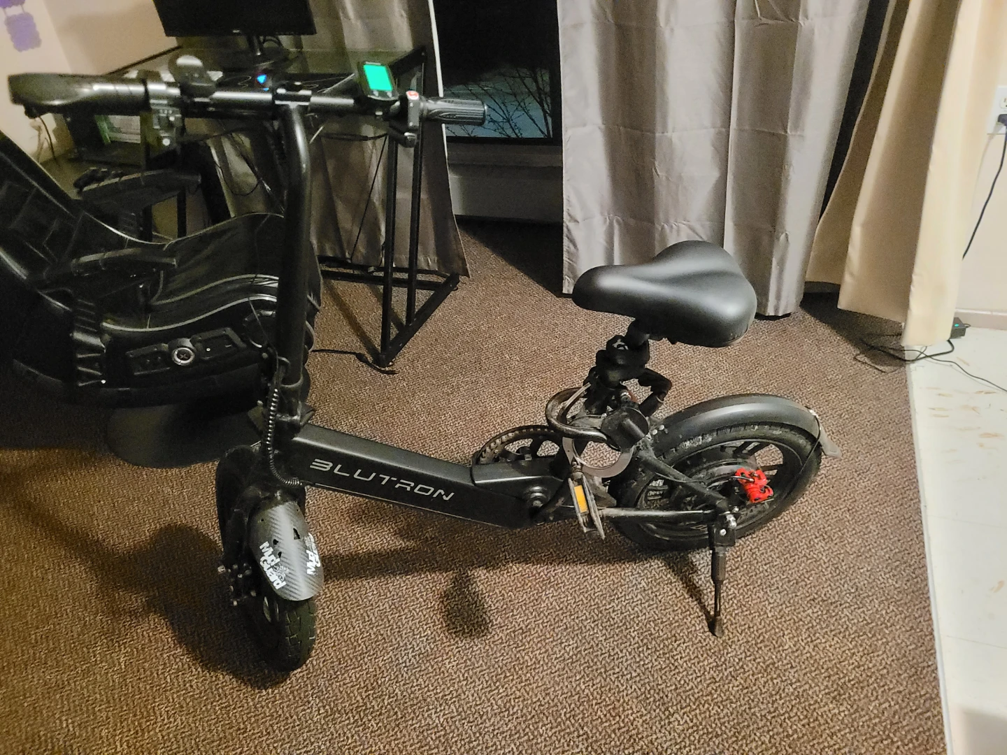 Blutron EB350F Foldable Compact Electric Bike