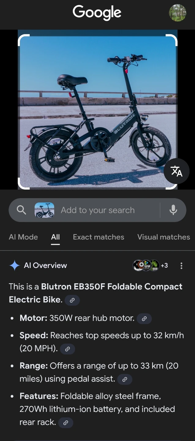 Blutron EB350F Foldable Compact Electric Bike - photo 2