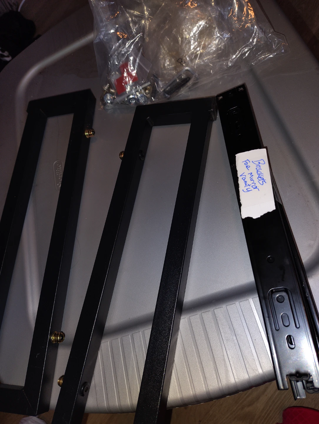 Black Vanity Desk with Lights - photo 2