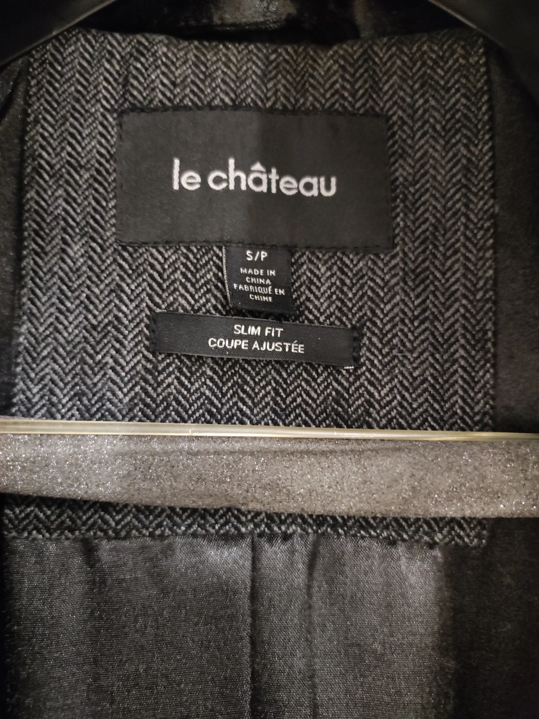 Men Le Château Grey Slim Fit Wool Blend Coat - photo 2