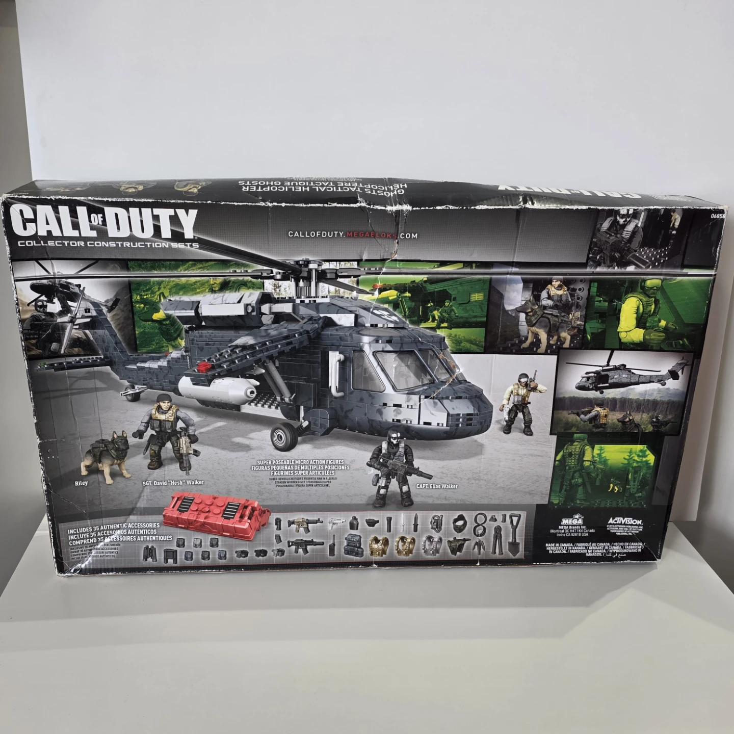 Mega Bloks Call of Duty Ghosts Tactical Helicopter Collector Set - photo 4