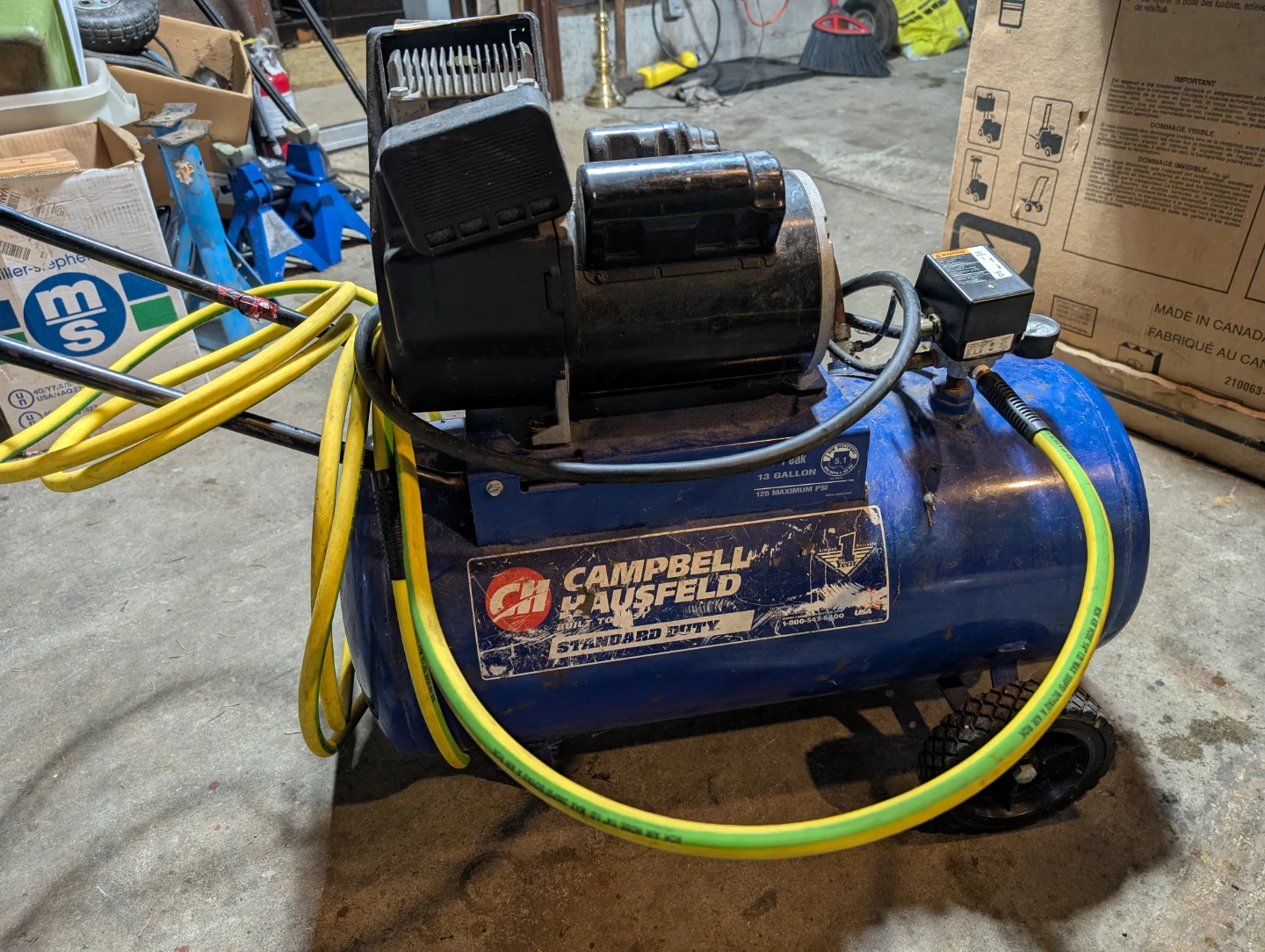 Campbell Hausfeld 13-gallon Air Compressor - photo 2