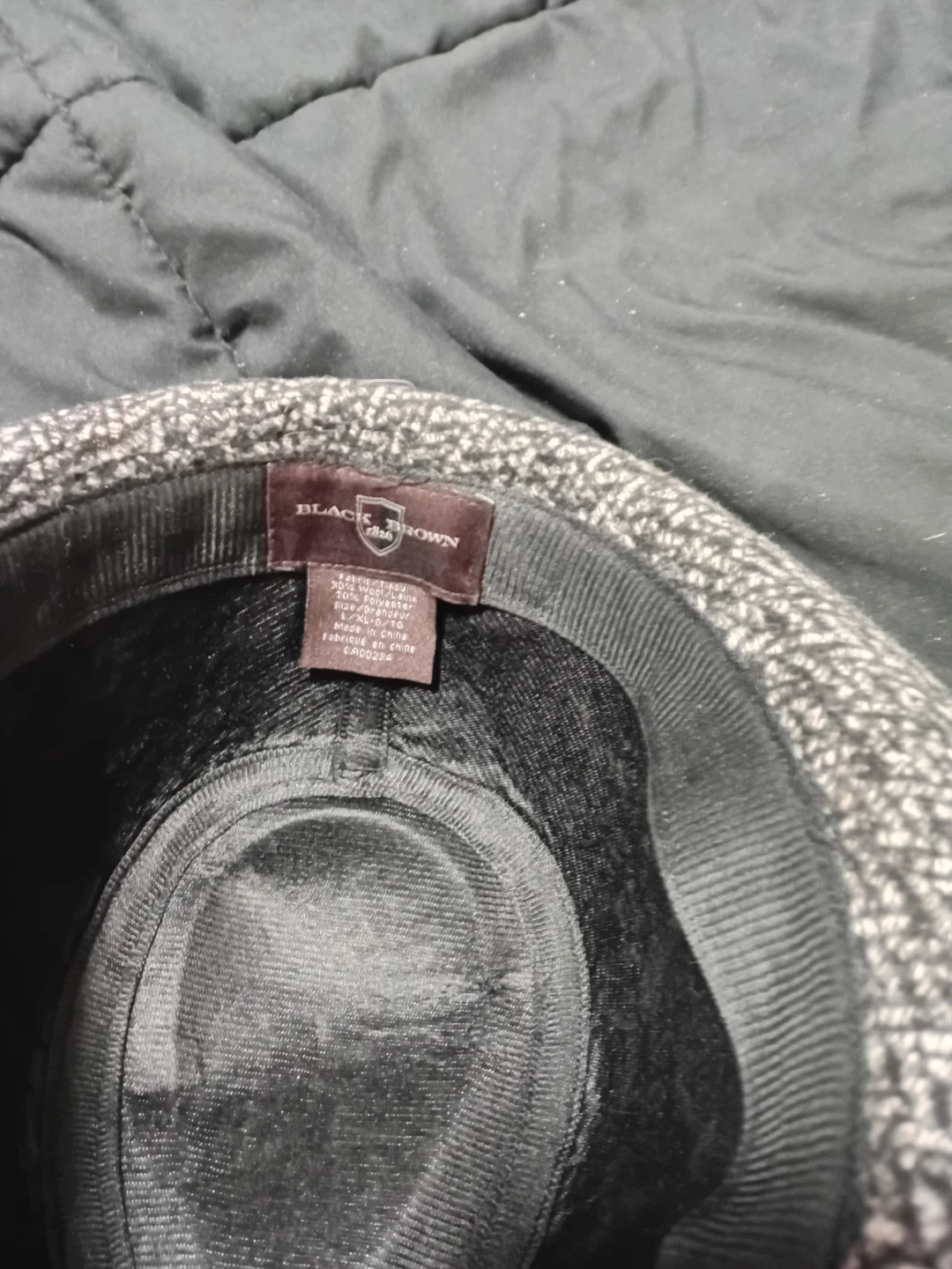 Black Brown 1826 Fedora Hat - photo 2