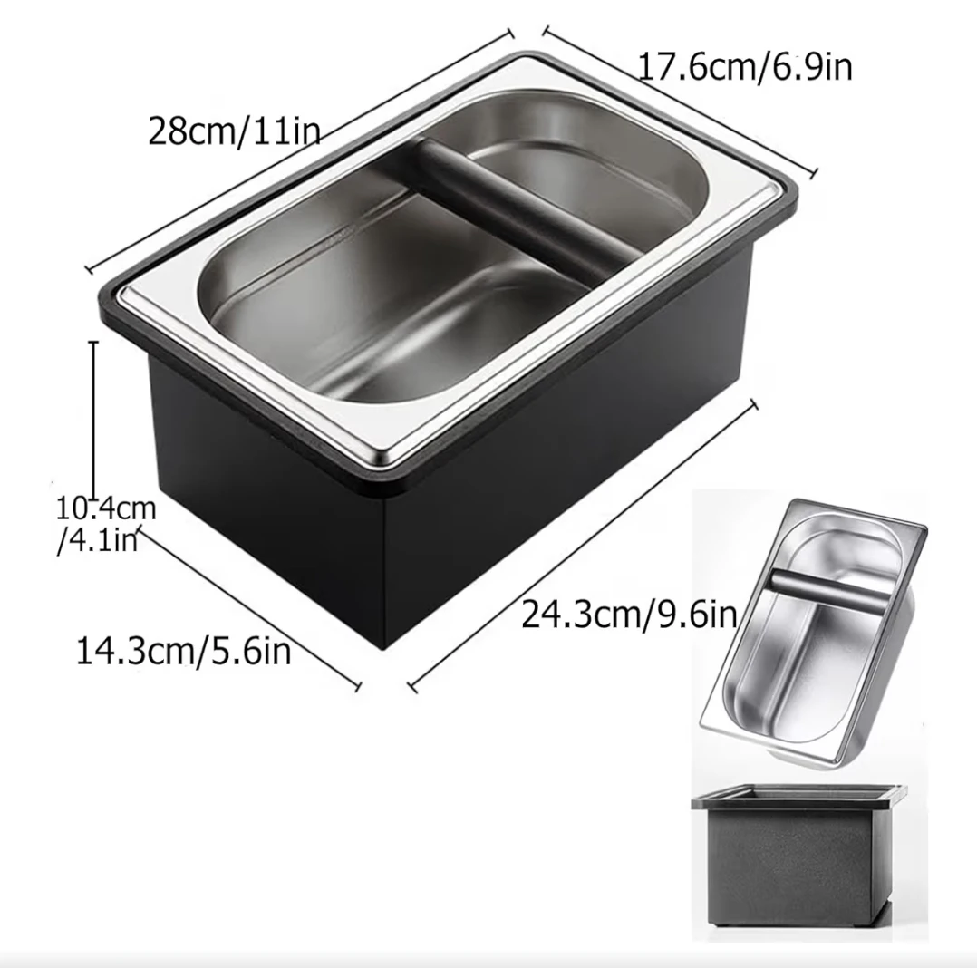 Coffee Knock Box - Separable Stainless Steel Knock Box - photo 3
