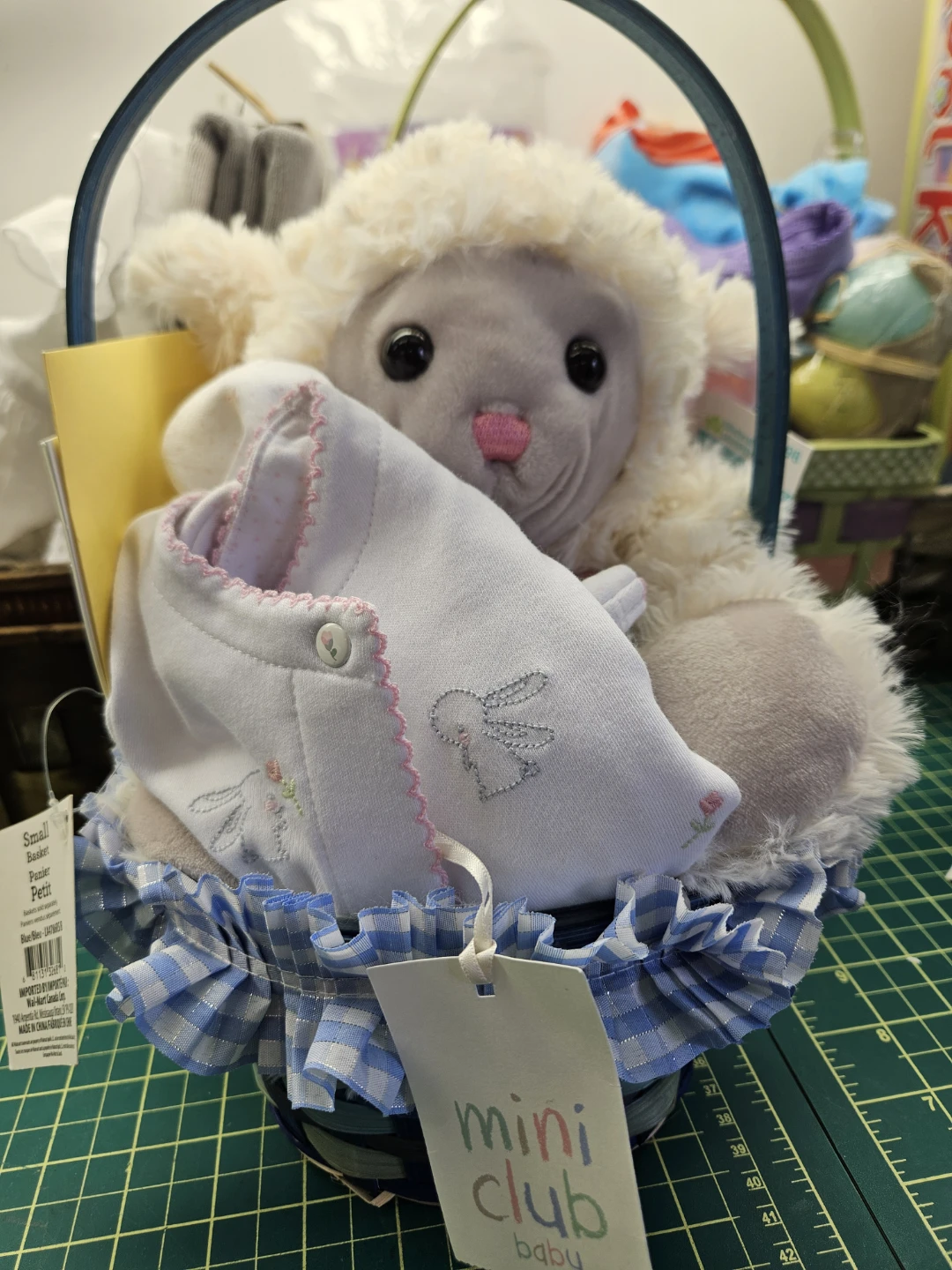 Mini Club Baby Bunny & Rose Sleepsuit