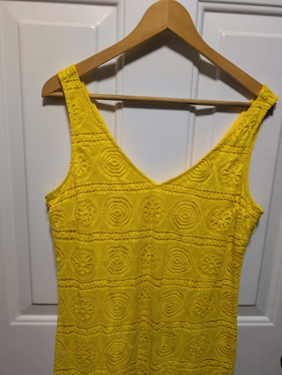 Yellow Lace Sheath Dress 12 - photo 2