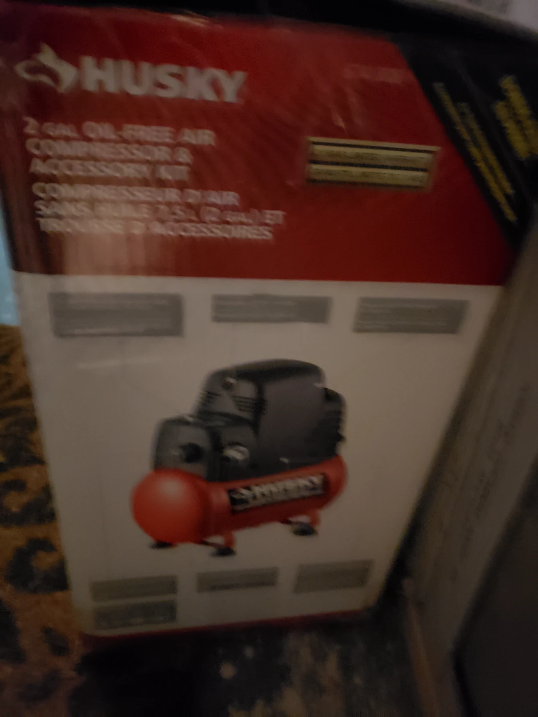 Husky 2 Gal Oil-Free Air Compressor & Accessory Kit