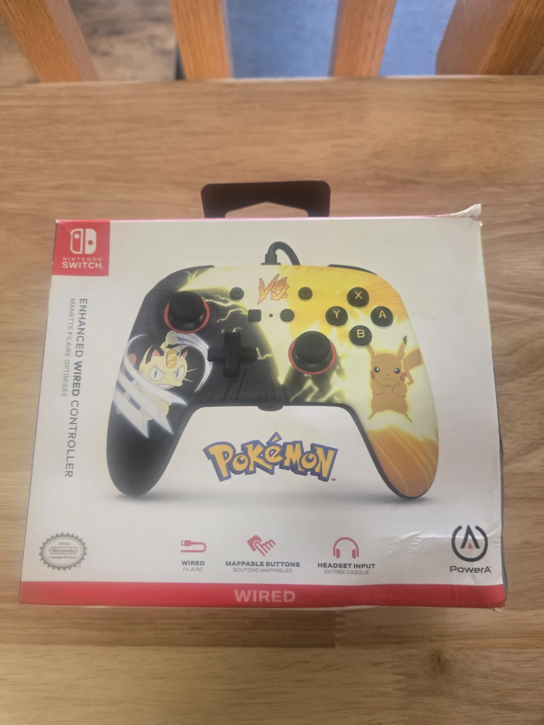 Pokémon wired controller for Nintendo switch