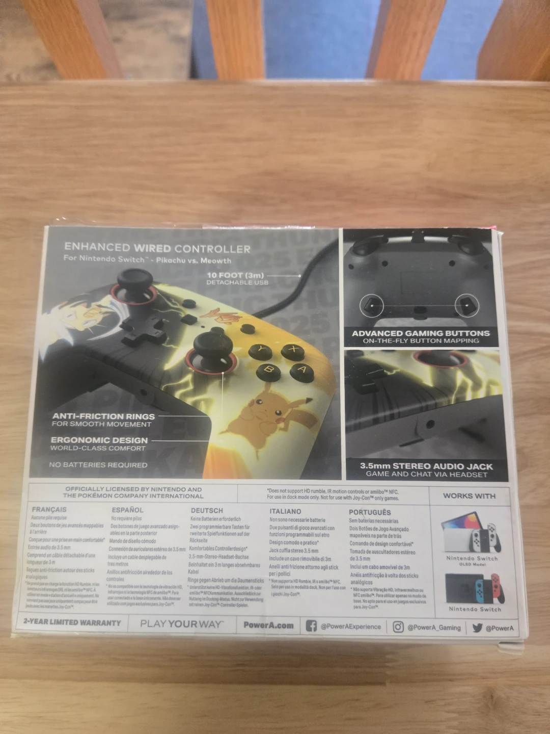 Pokémon wired controller for Nintendo switch - photo 2