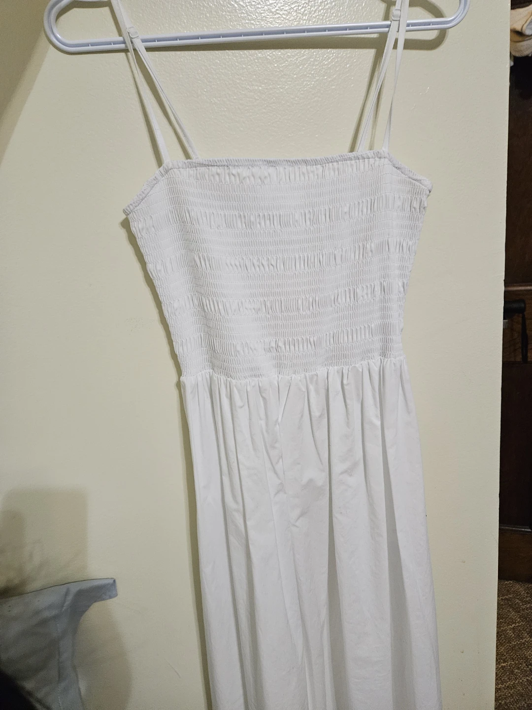 Oak & Fort White Smocked Sundress - Size S - photo 5