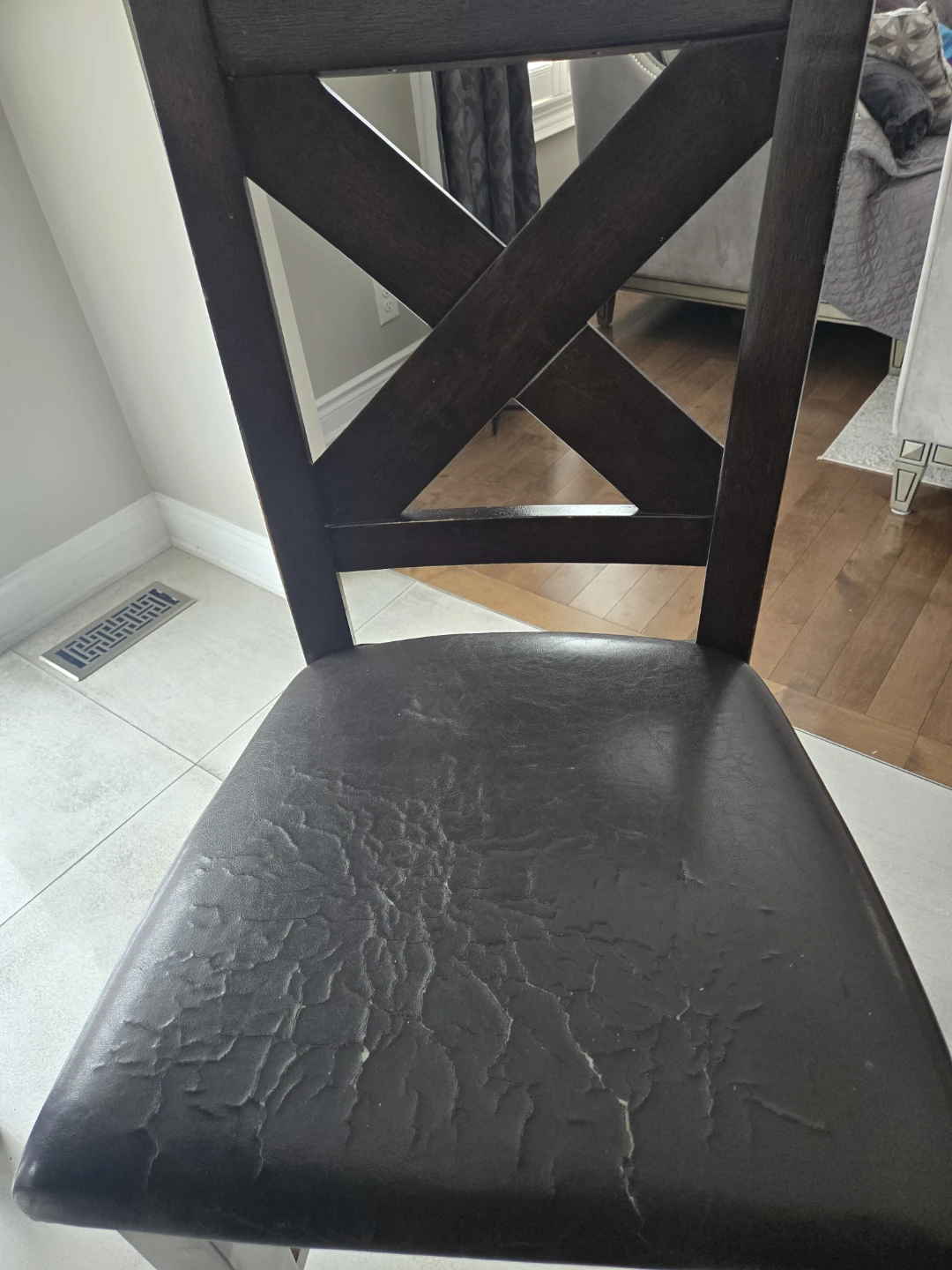 Dark Wood Dining Table with 6 chairs - photo 5