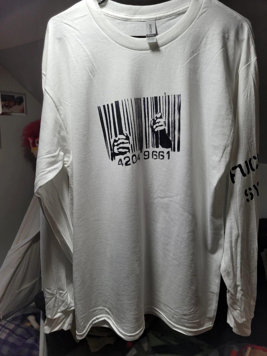 White Long Sleeve ToxicKind T-Shirt