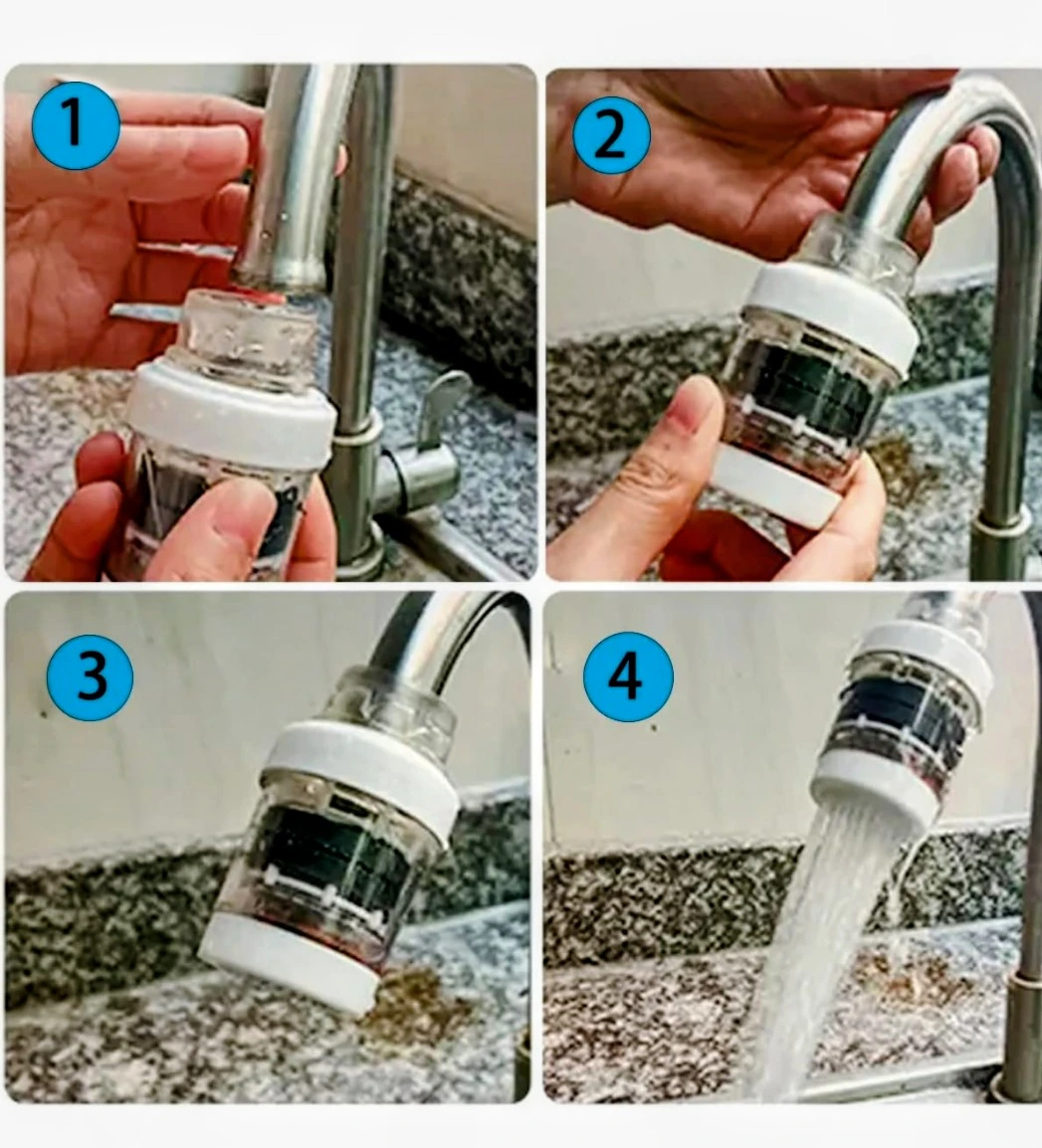 2 Pack Water Purifier Faucet Filter for Sink - photo 2