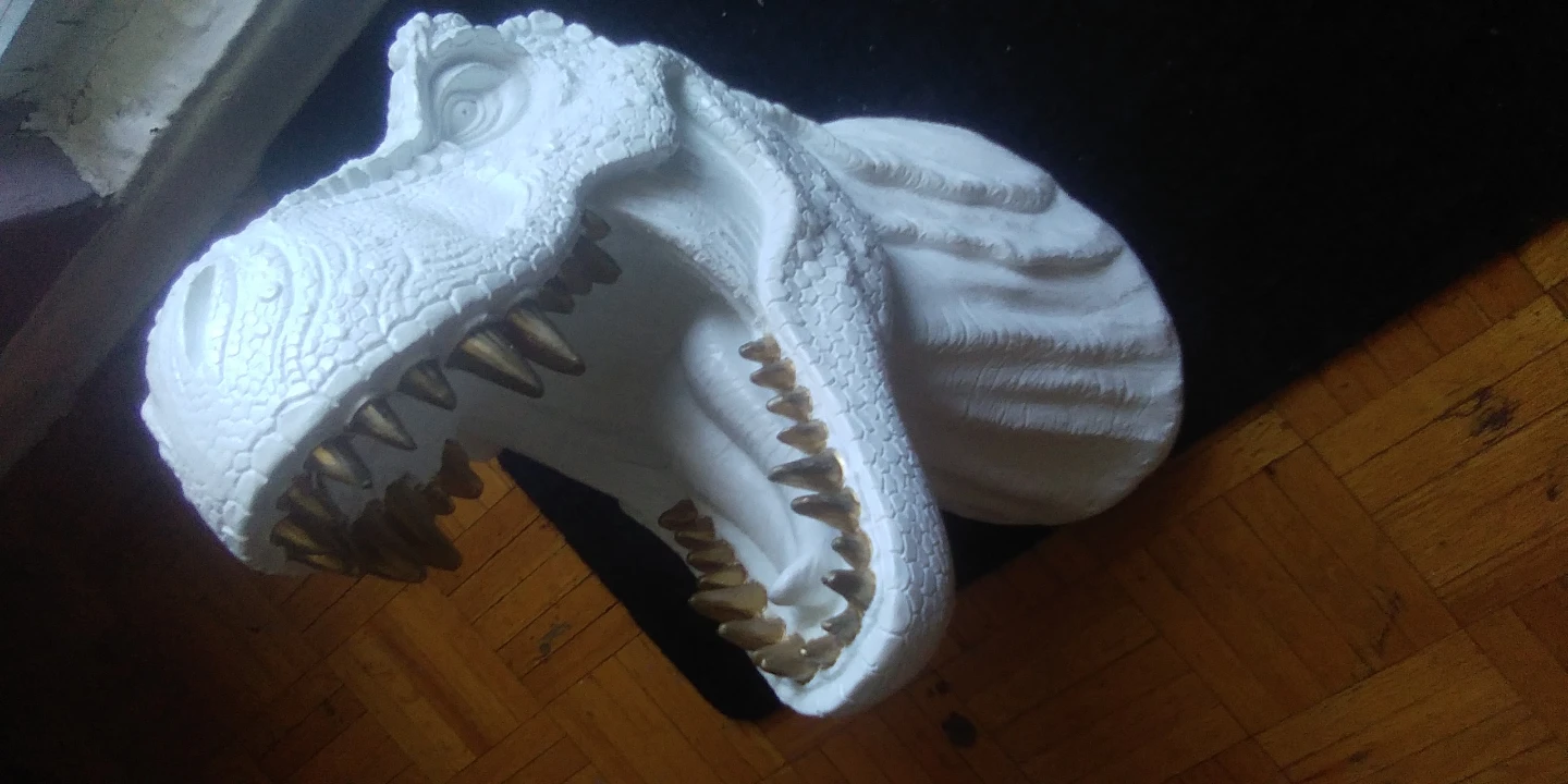 Tyrannosaurus Rex Wall Mount Head - photo 2