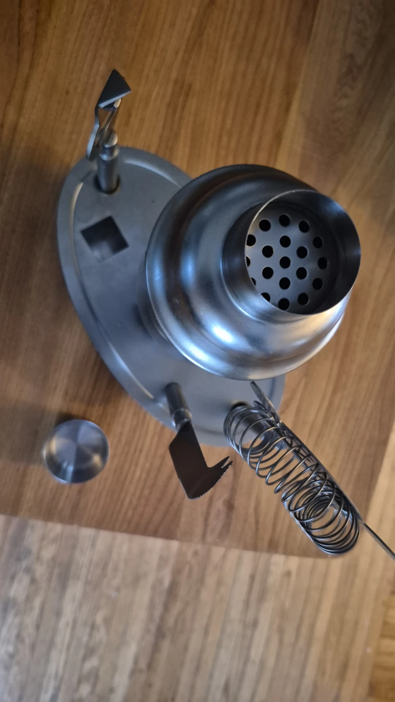 Stainless Steel Cocktail Shaker Set with Stand - photo 2