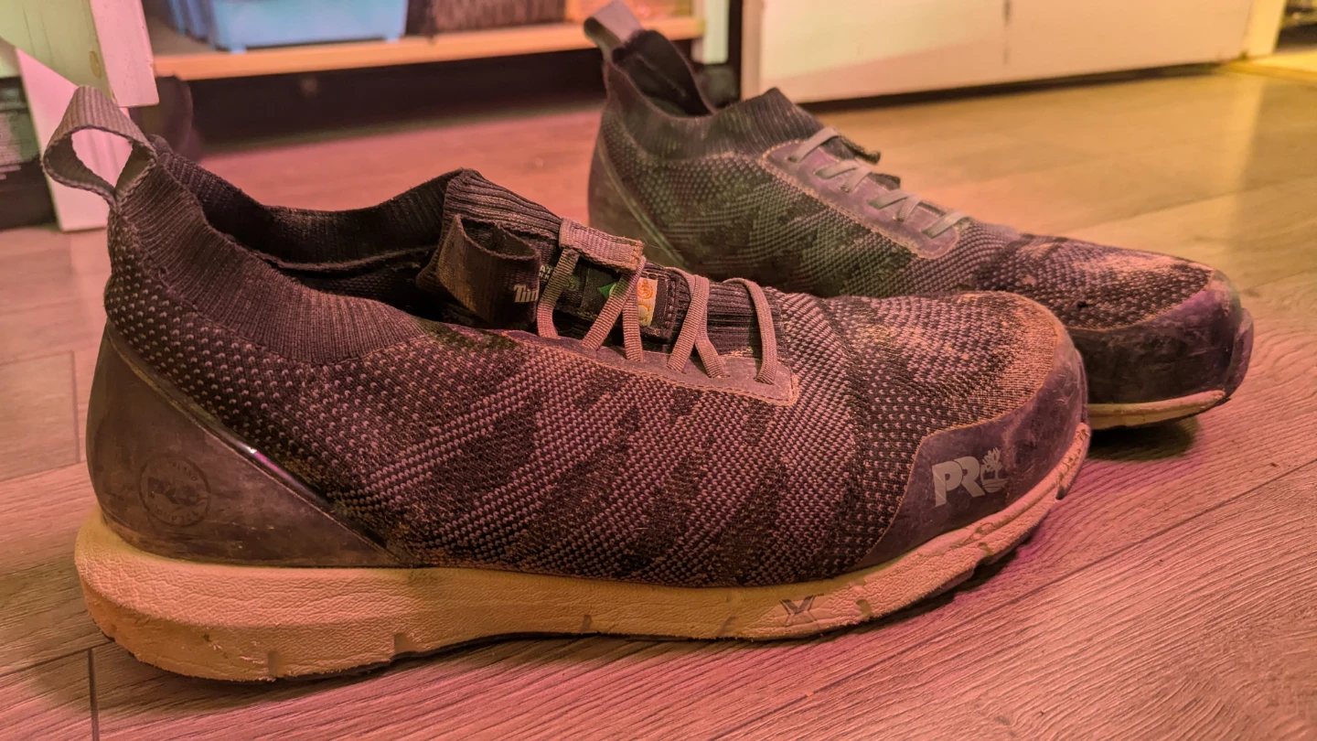 Timberland PRO composite toe work shoes