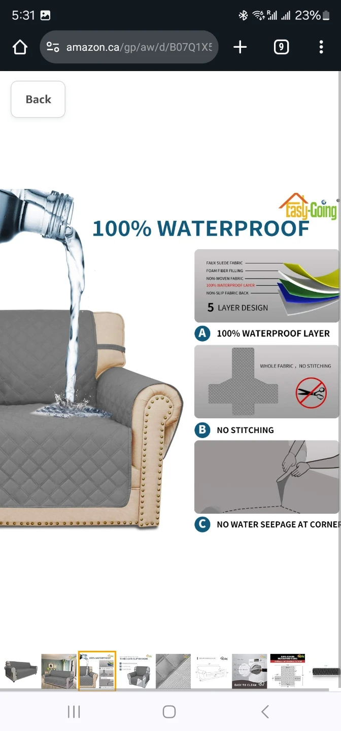 2 seater waterproof sofa Covers - photo 5