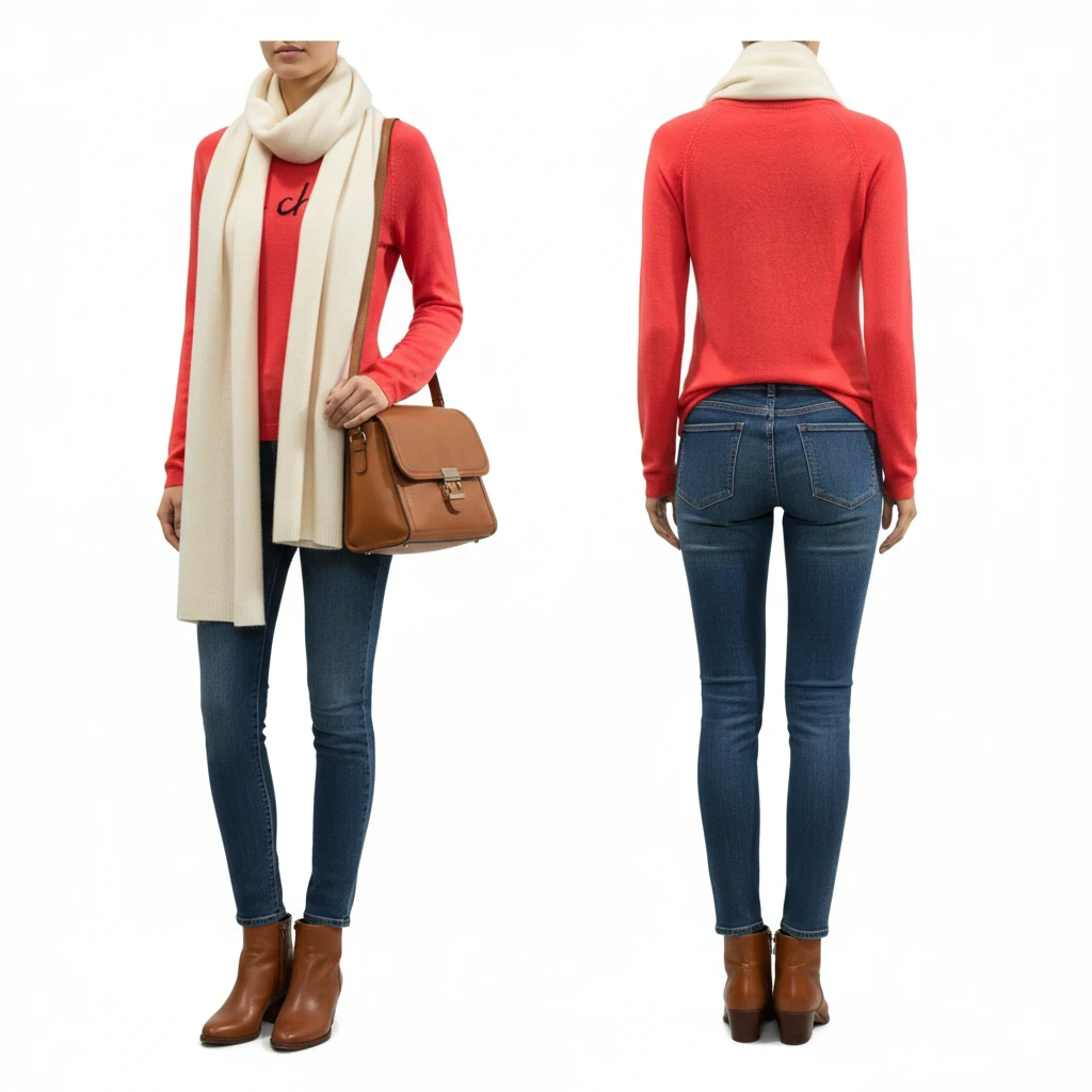 Chinti and Parker Ma Cherie 100% Cashmere Sweater Size XS - photo 3