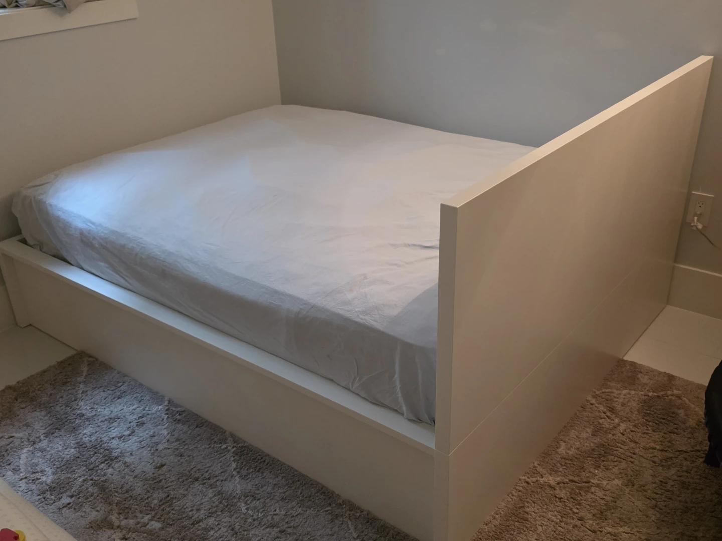 Ikea White Queen Storage Bed Frame