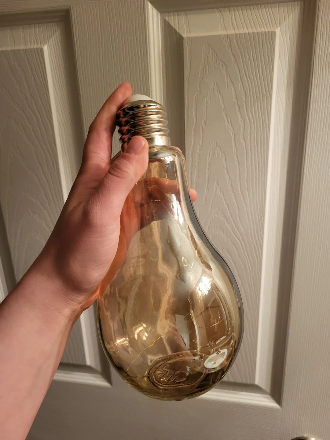 Decorative Light Bulb Shaped Lamp with Fairy Lights - photo 2