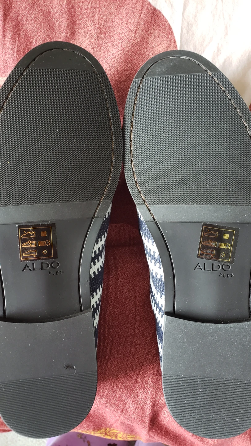 ALDO Loafers - Navy & White Pattern - Men's Size 8 - photo 4