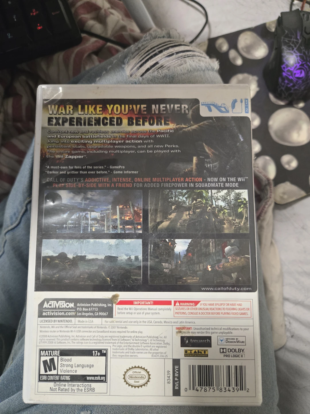 Call of Duty: World at War - Nintendo Wii - photo 2