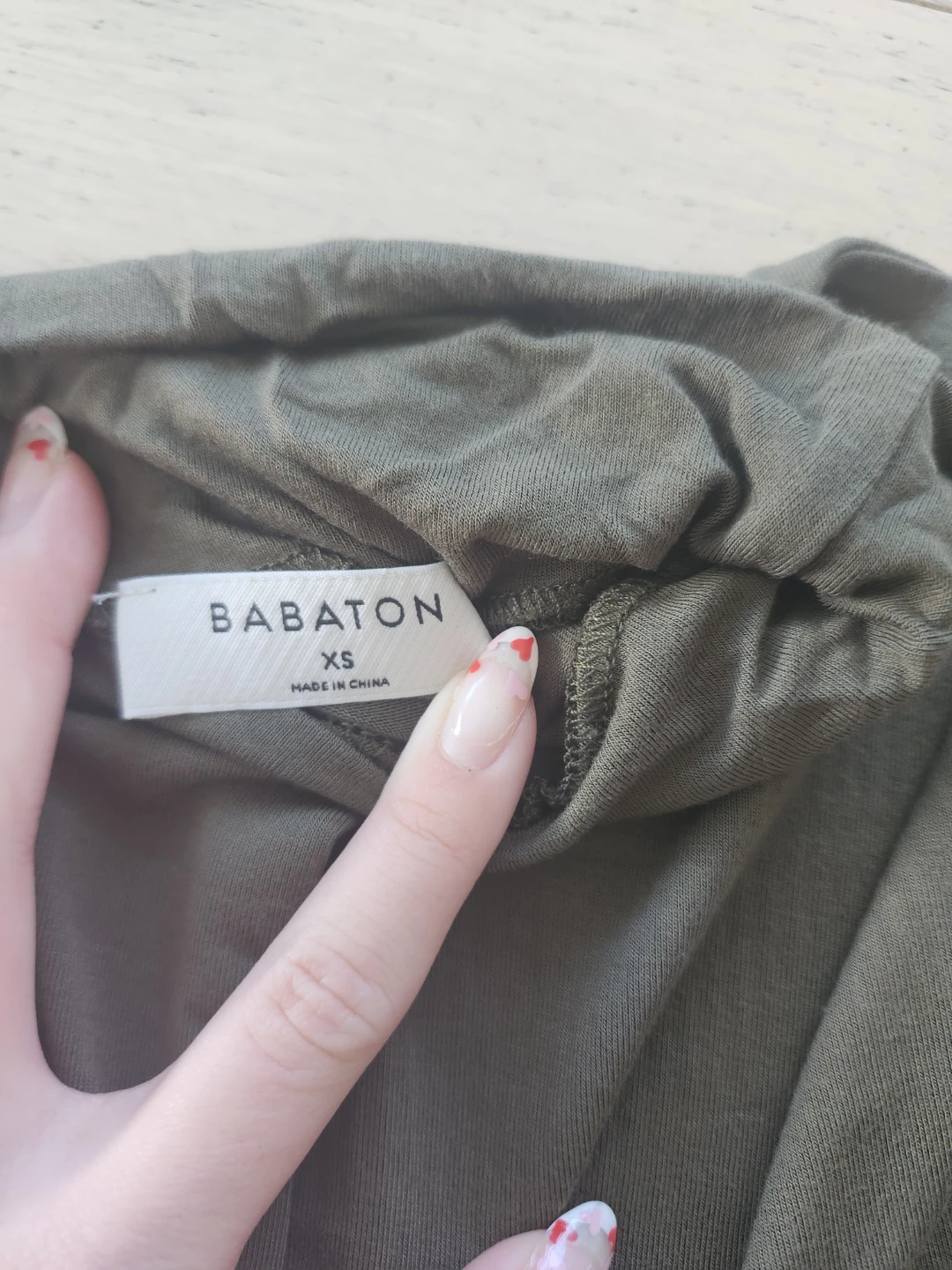 Babaton Long Sleeve Mock Neck Top XS - photo 2