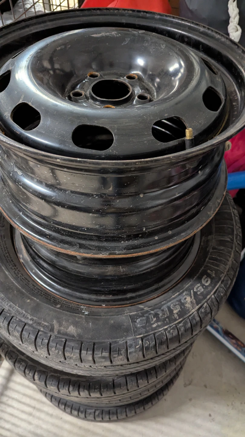 Set of 4 Tires and 2 Rims