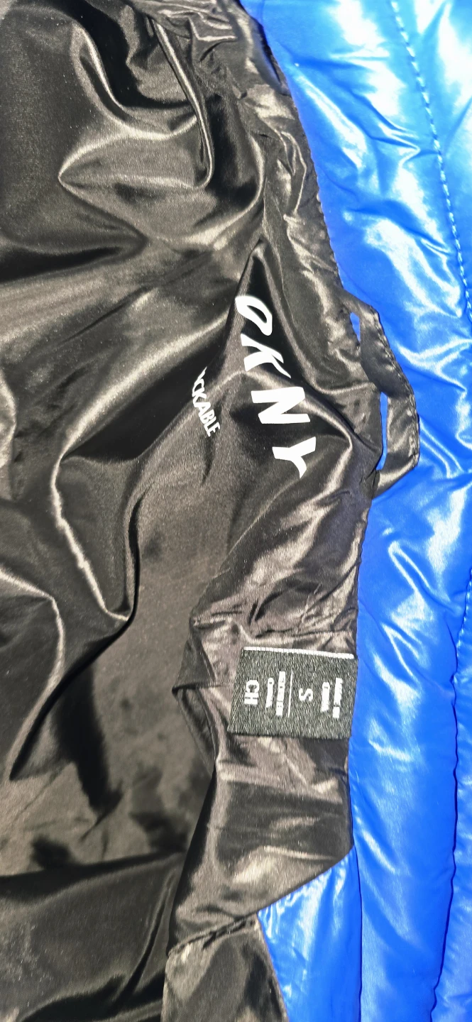 DKNY Blue Puffer Jacket - photo 3