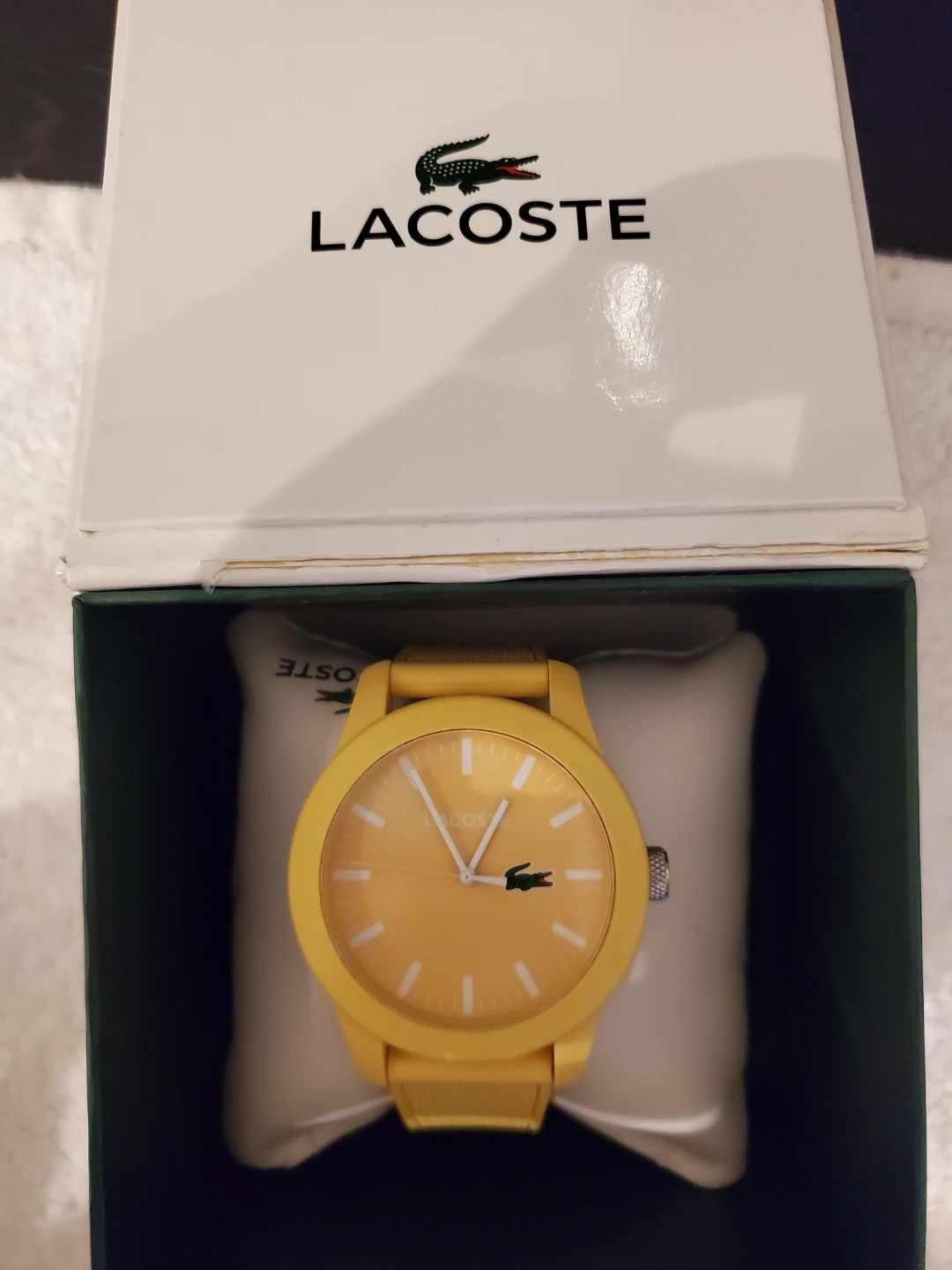 Lacoste Yellow Watch