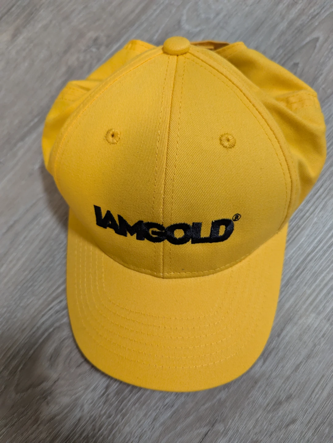 I AM GOLD Yellow Baseball Cap