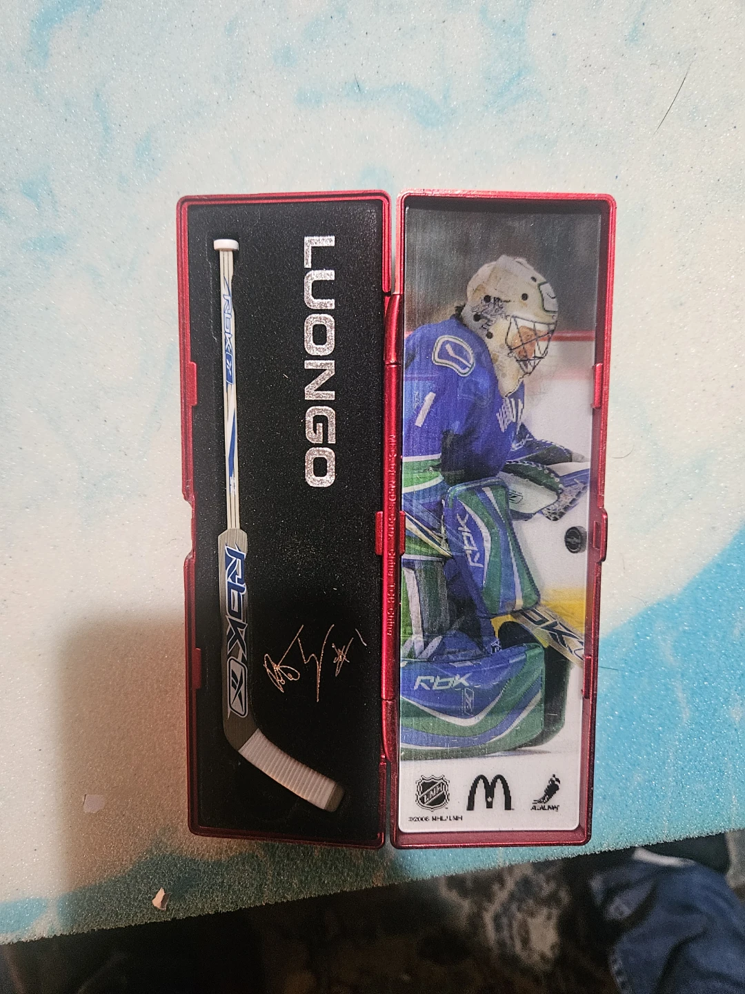 McDonald's X NHL Robert Luongo Star Sticks Display