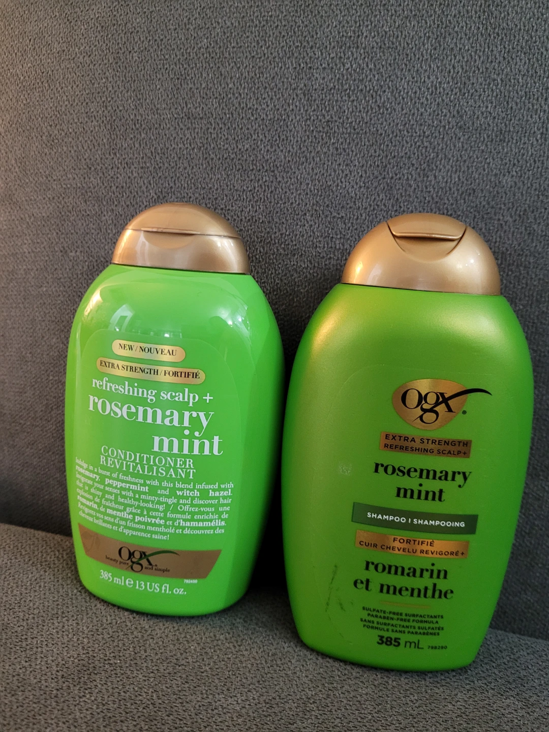 OGX Rosemary Mint Shampoo + Conditioner Set