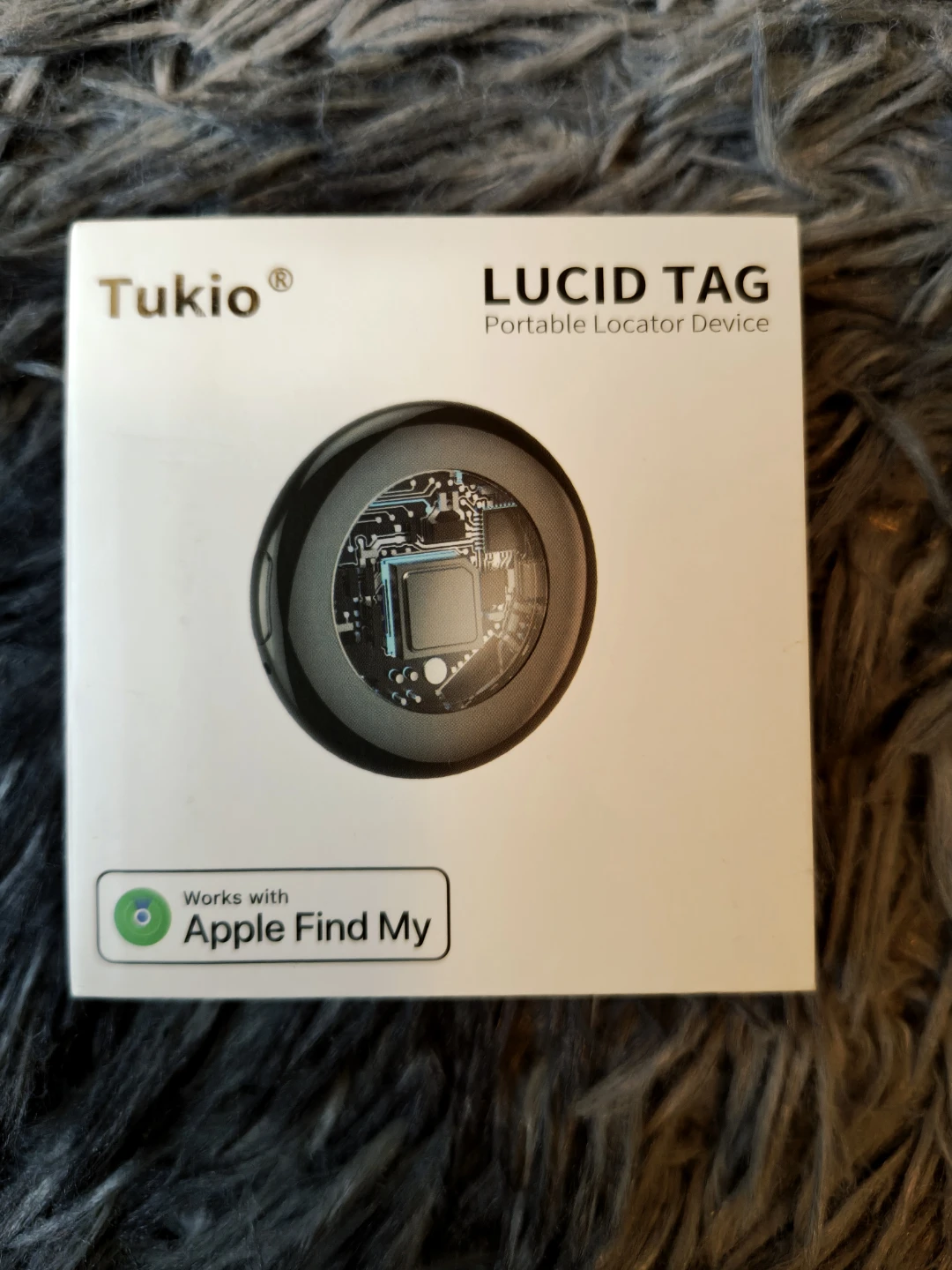 Tukio Lucid Tag Portable Locator Device-Apple Find My