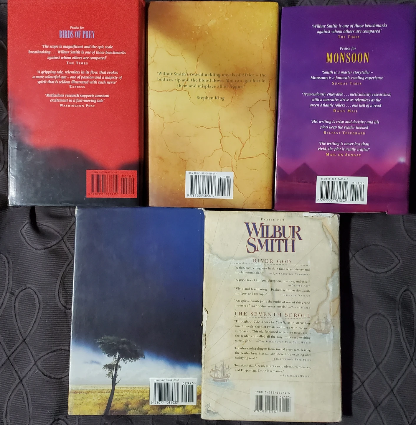 Wilbur Smith Hardcover Novels (All For $5) - photo 2