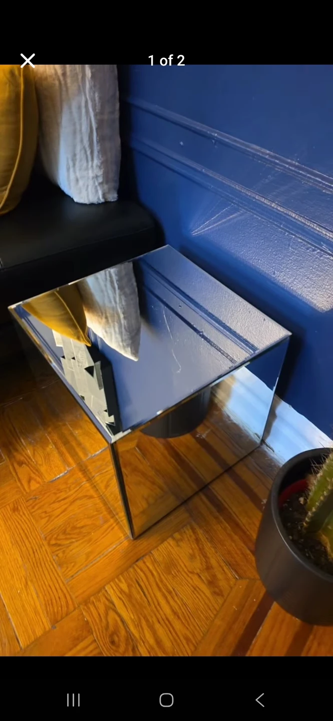 Mirrored Accent Table