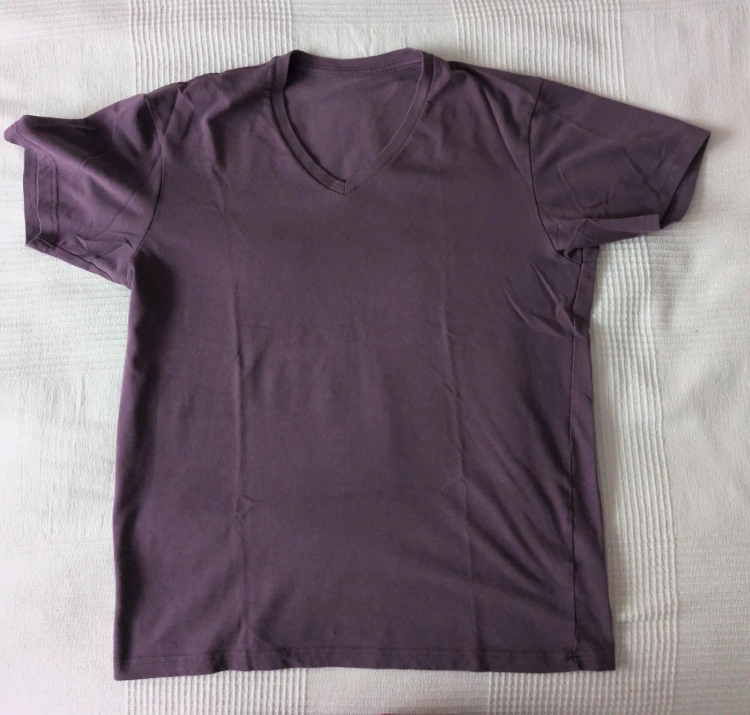 Purple V-Neck T-Shirt