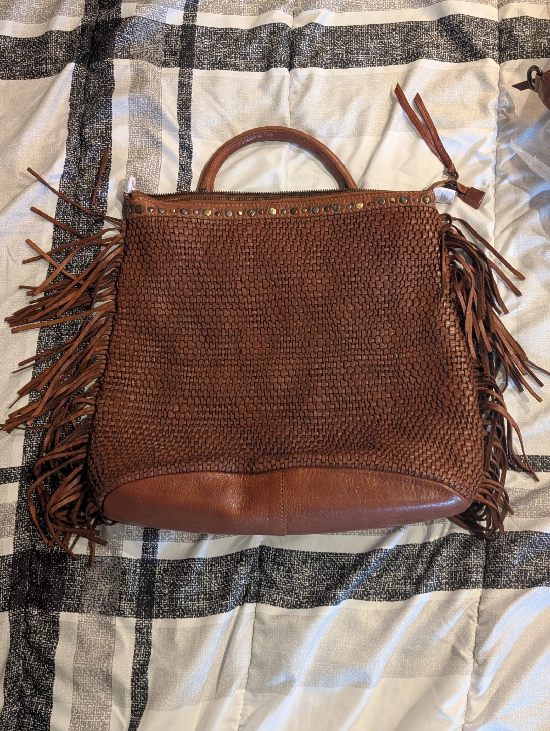 Premium Genuine Leather Woven Bag - photo 4